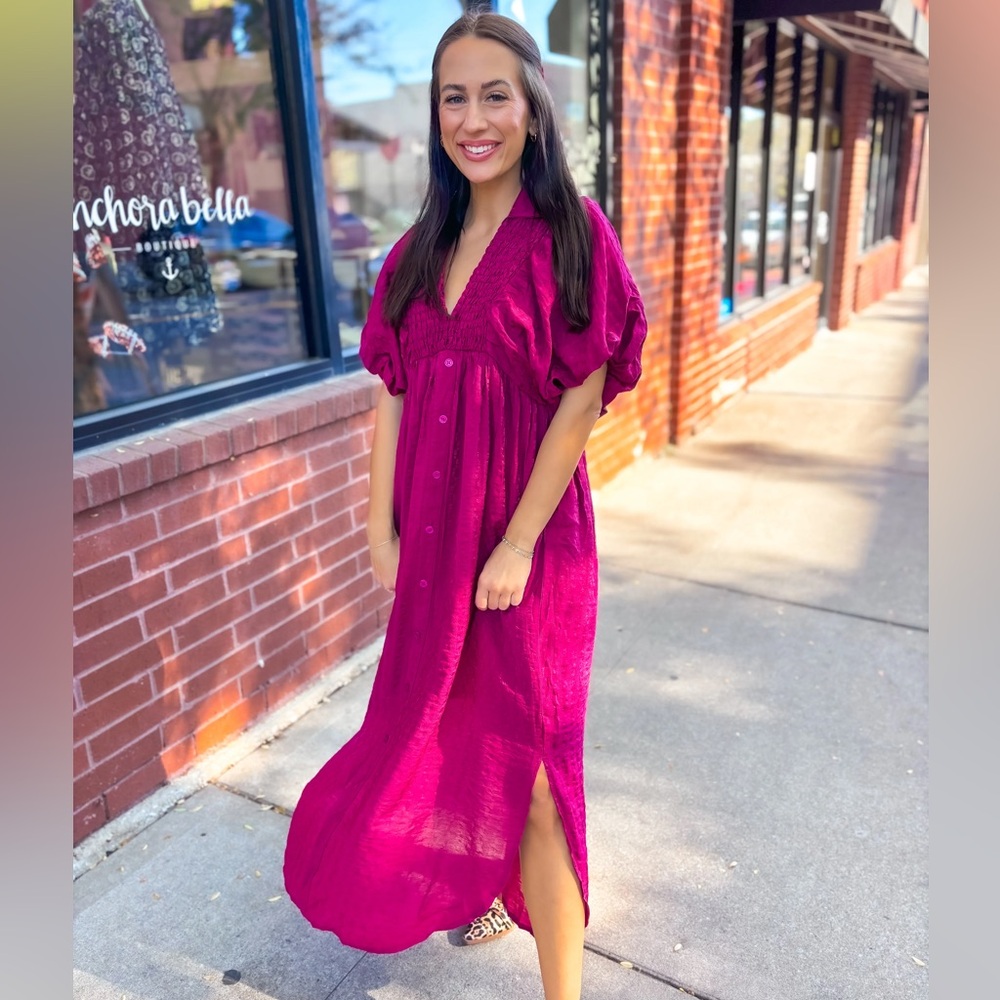 Entro Vibrant Midi Dress
